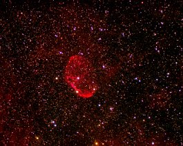 Crescent Nebula Crescent Nebula (NGC 6888) in Cygnus: Imaged with a Takahashi FSQ-106ED (f/5) and Meade DSI III monochrome camera. Four 10 minute images each in RGB.
