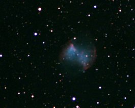 Dumbbell Nebula (M27) Thirty 40-second images taken with an Orion Star Shoot on November 24, 2006.