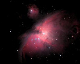 Orion Nebula (M42/43) A 6-minute exposure taken on 10/04/04 and 01/17/05 created this portrait.