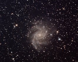 Fireworks Galaxy (NGC 6946) Equipment includes an iOptron 8-inch aperture, 1620 mm focal length Ritchey-Chretien telescope and ZWO ASI533MC Pro CMOS camera on a Rainbow Astro RST-135...