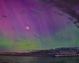Aurora from South Haven Eric took this image during the spectacular aurora outbreak on May 10, 2024, from the South Haven South Pier. It is a 1/5-second exposure (at ISO 2000) with a...